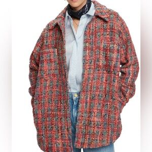 Scotch & Soda Wool Blend Tweed Jacket